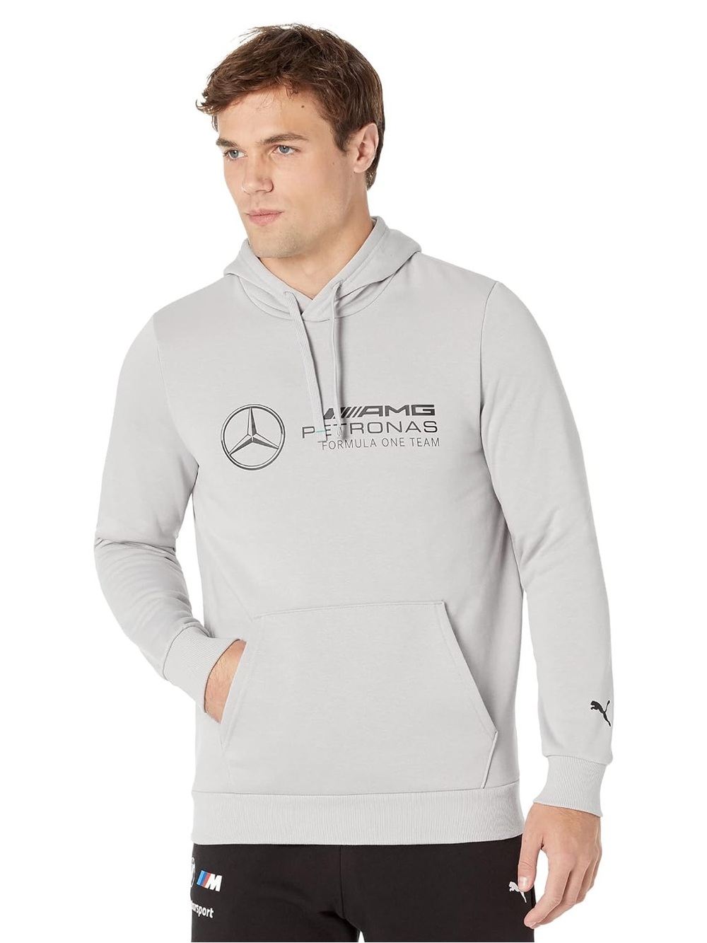 Puma Light Gray Mercedes-AMG Petronas F1 Team Hoodie